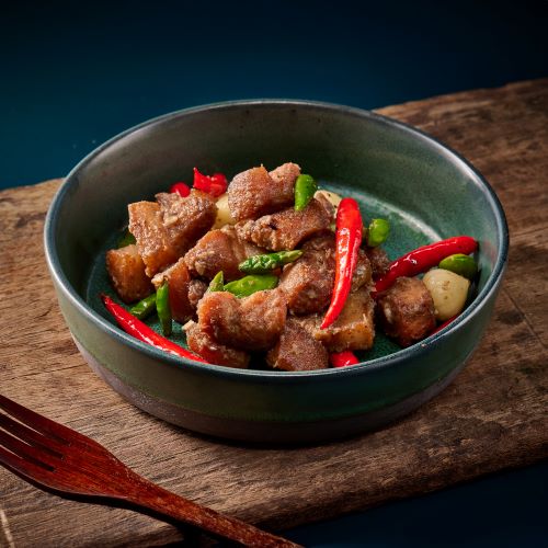Roasted Pork Belly With Shrimp Paste